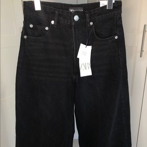 SOLD - Cropped Wide Leg jeans